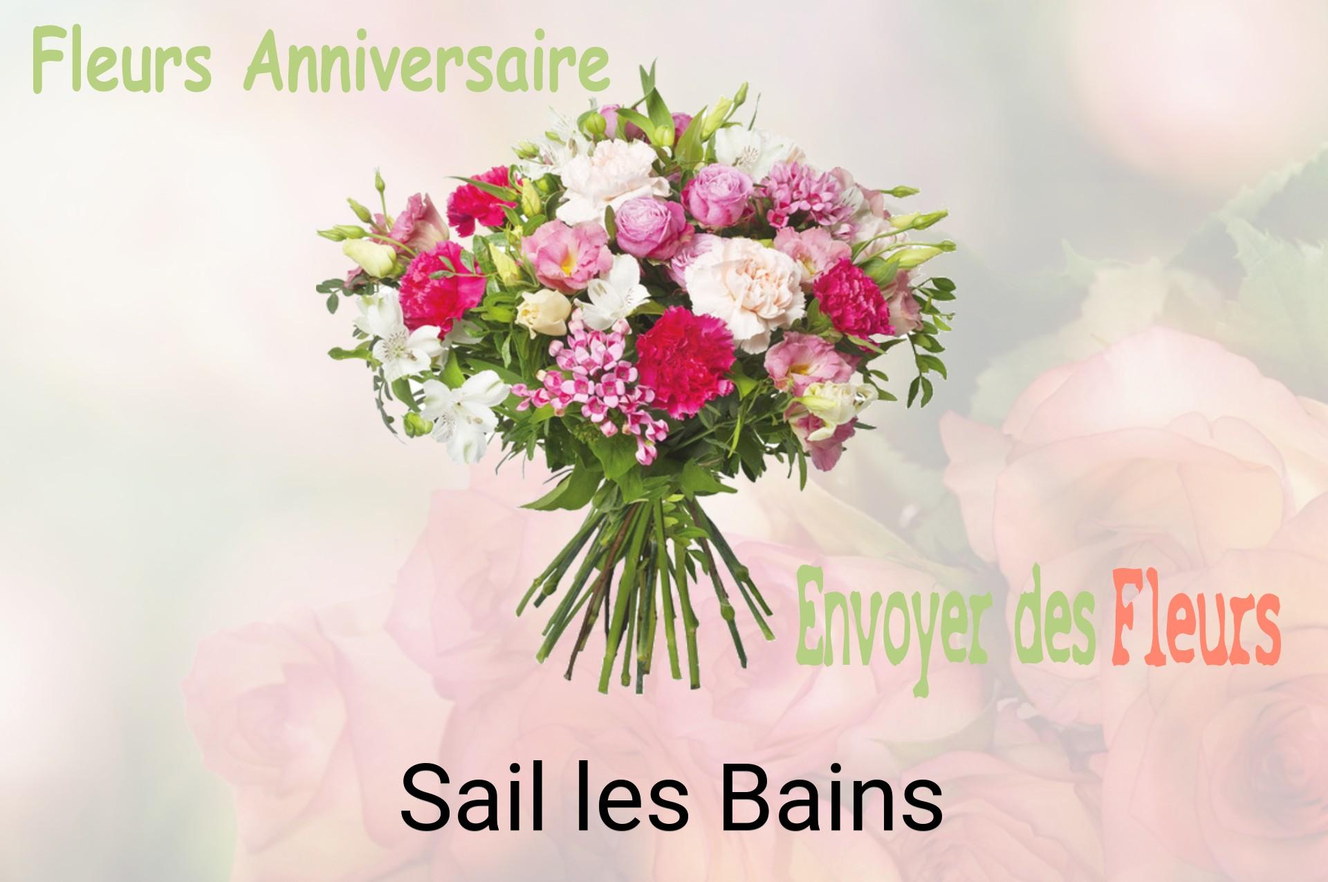 Bouquet de fleurs d’anniversaire livré à Sail-les-Bains