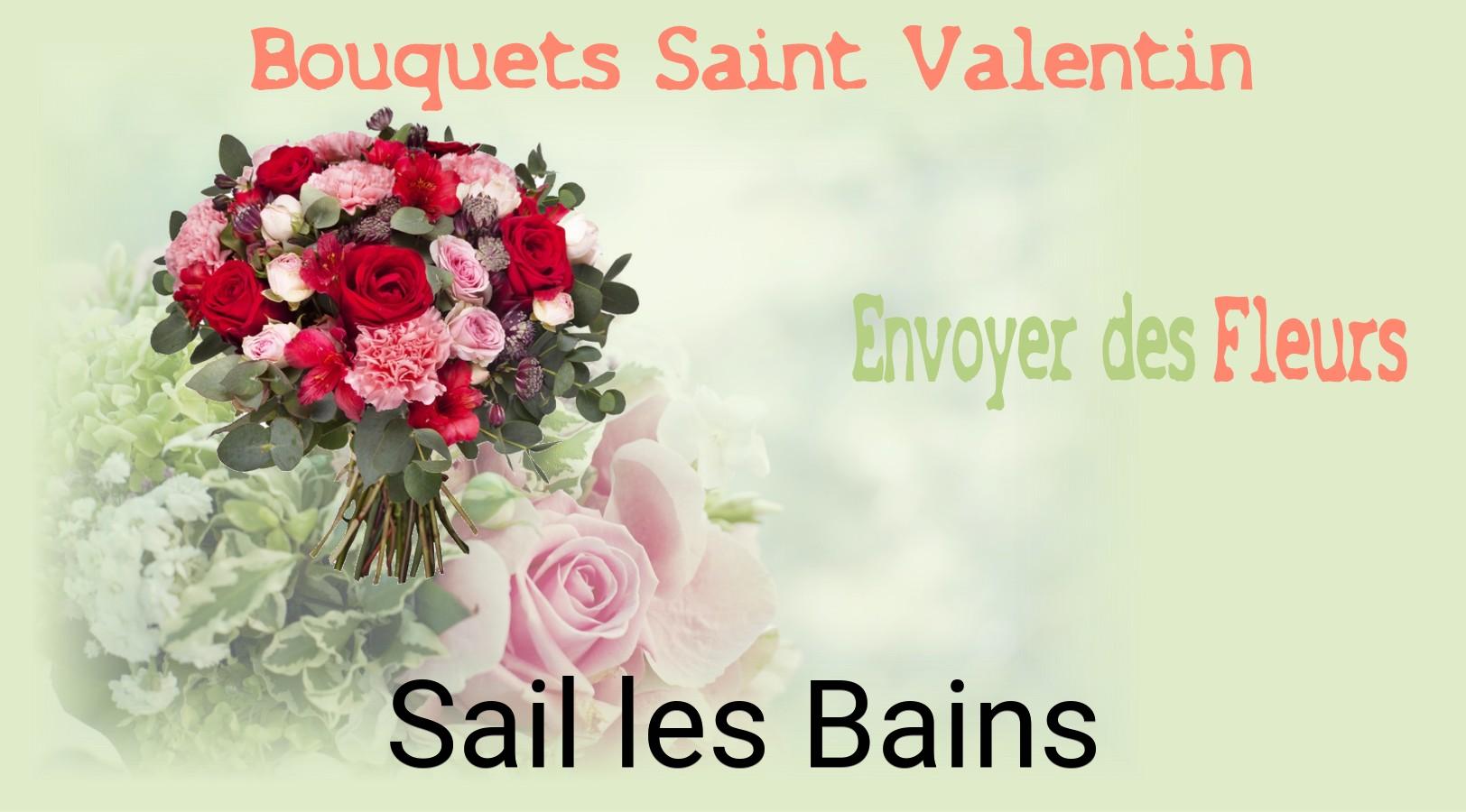Roses de Saint-Valentin livrées à Sail-les-Bains
